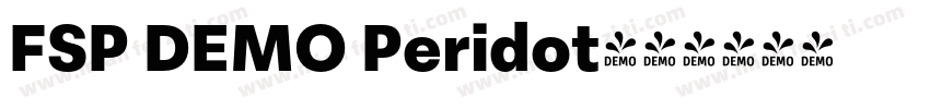 FSP DEMO Peridot字体转换